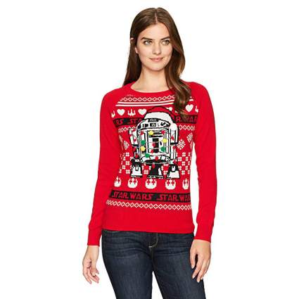 Star Wars R2D2 Santa Christmas Sweater