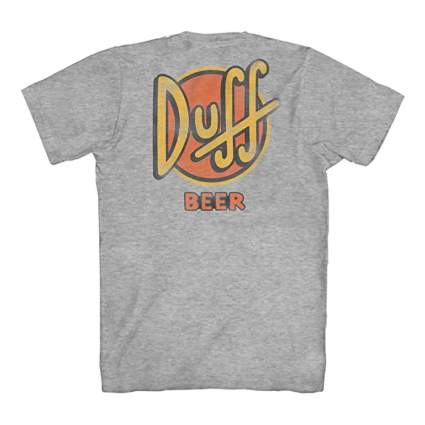 The Simpsons Duff Beer Logo Men’s T-Shirt