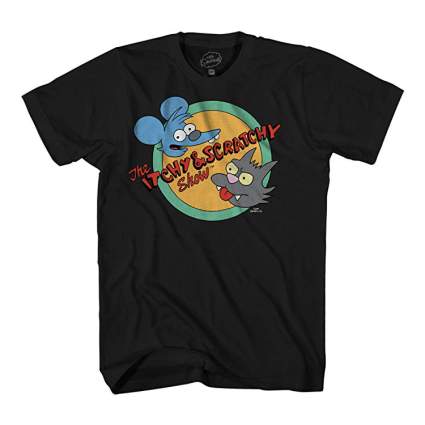 The Simpsons The Itchy Scratchy Show Logo T-Shirt