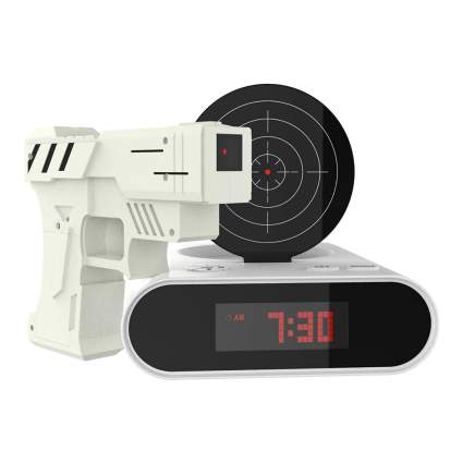 Trademark Games Toy Gun Alarm Clock