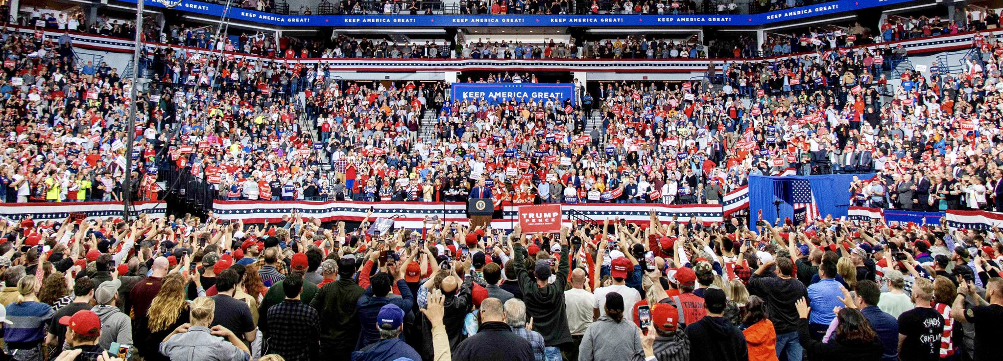 More Than 20,000 At Trump’s Controversial Minneapolis Rally [CROWD ...