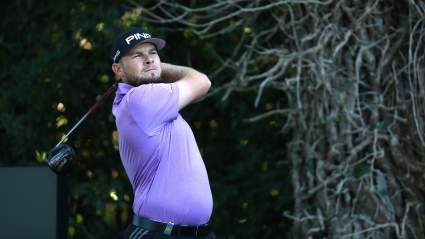 Tyrrell Hatton’s Fiance Disturbs Golf Swing With Funny Move [WATCH]