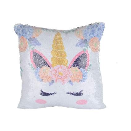 Unicorn Sequin Pillow Cover