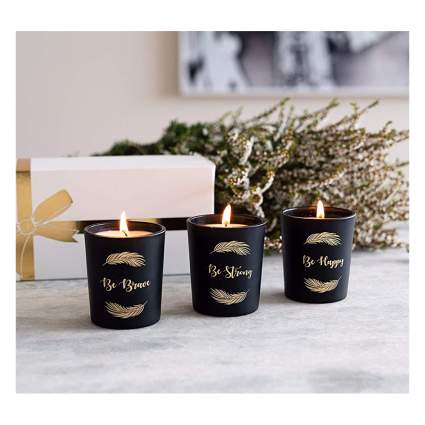 uplifting aromatherapy candle set