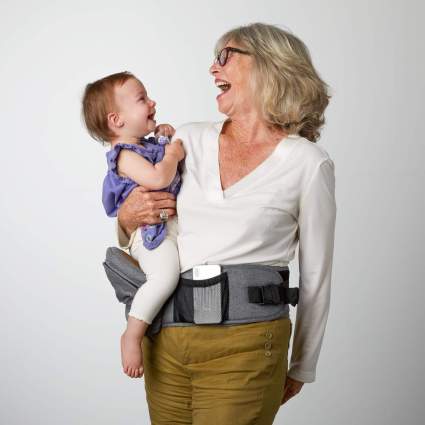 TushBaby The Only Safety Certified Hip Seat Baby Carrier