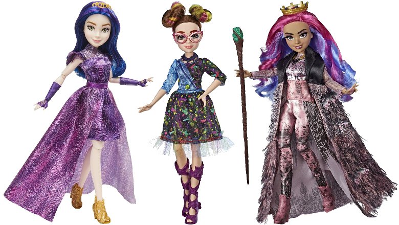 descendants three barbie dolls