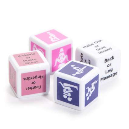 Colorful adult dice