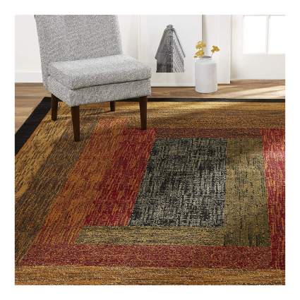 geometric modern area rug