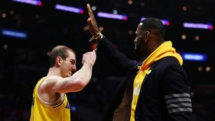 Lakers’ Alex Caruso Weighs in on LeBron James’ Aggressive Chest Bumps