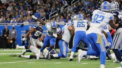 Bo Scarbrough Scores First NFL Touchdown With Lions [WATCH]