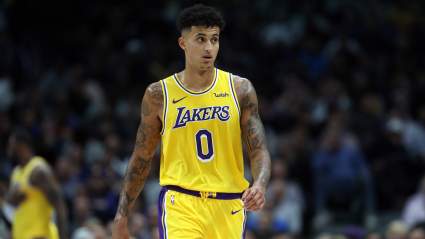 Lakers’ Kyle Kuzma Leaves Game With a Bloody Eye [Watch]