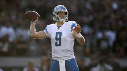 Lions’ Matthew Stafford Throws Incredible No Look Passes [WATCH]