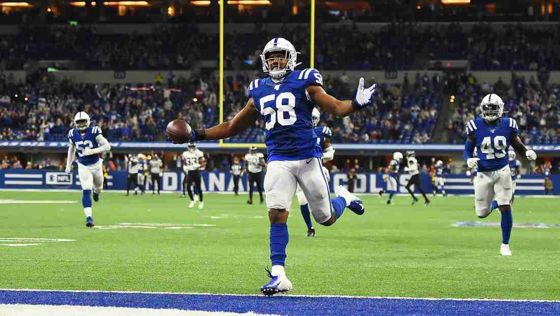 Colts Linebacker Scores on PickTwo Against Jags [WATCH]