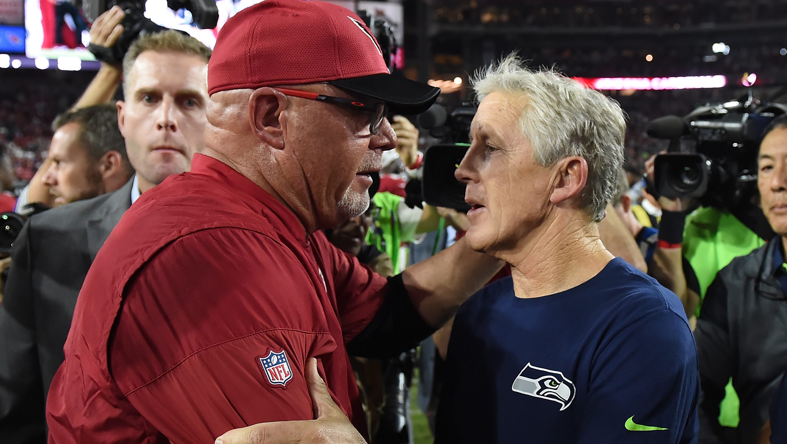 Seahawks' Pete Carroll Throws Shade At Bucs' Bruce Arians