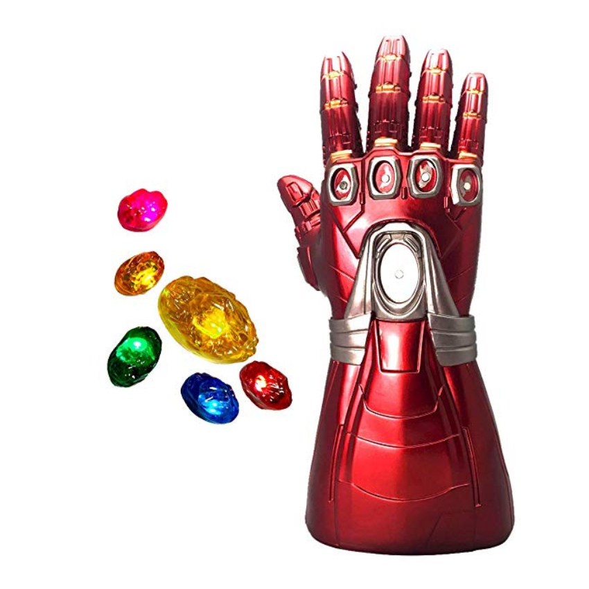 Spider-Man Far From Home Infinity Gauntlet Launcher Gloves  LED Light Mask USA 