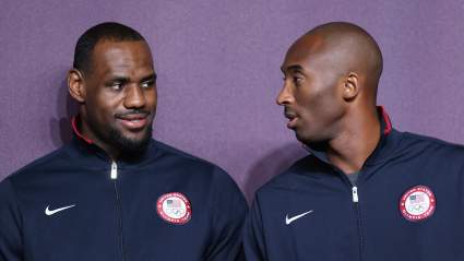 Lakers’ LeBron James Calls It ‘Surreal’ to Have Kobe Bryant in Stands