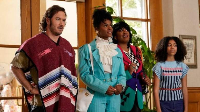 Mark-Paul Gosselaar and Tika Sumpter star in the ABC series Mixed-ish.