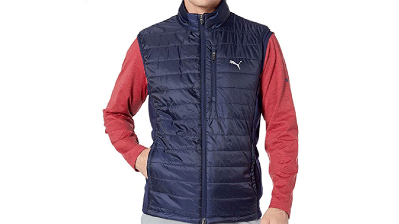 puma quilted golf jacket