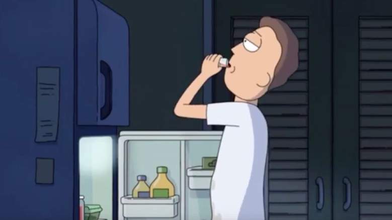 Rick And Morty After Credits Scene What Did Jerry Drink 