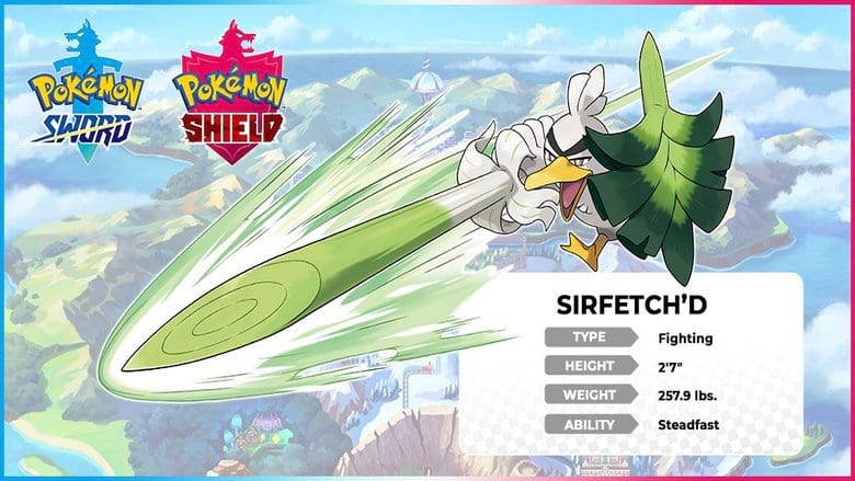 Sirfetch'd Pokemon Sword