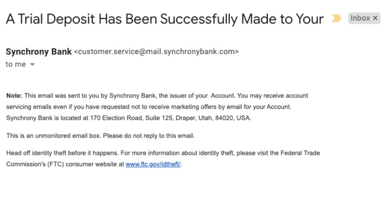 Synchrony Bank Amazon Credit Builder Email Was a ‘Glitch’