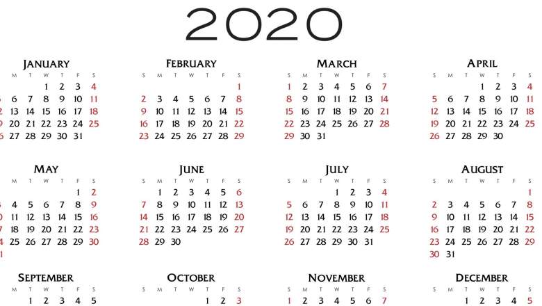 2020 leap year