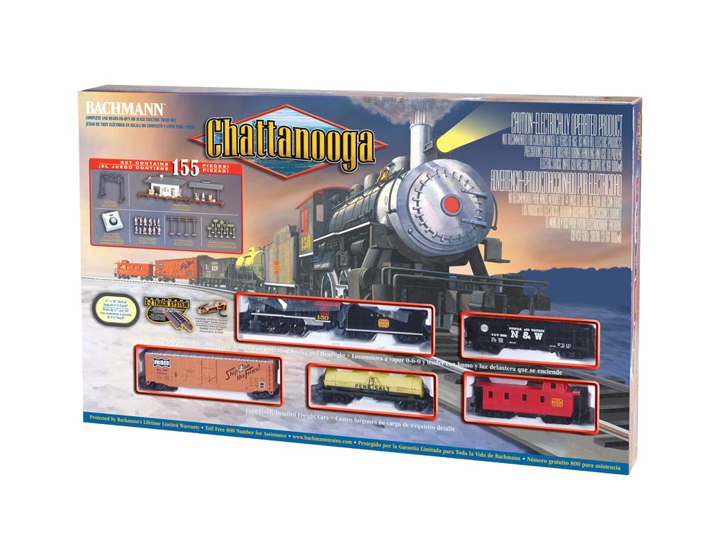 bachmann blue comet train set