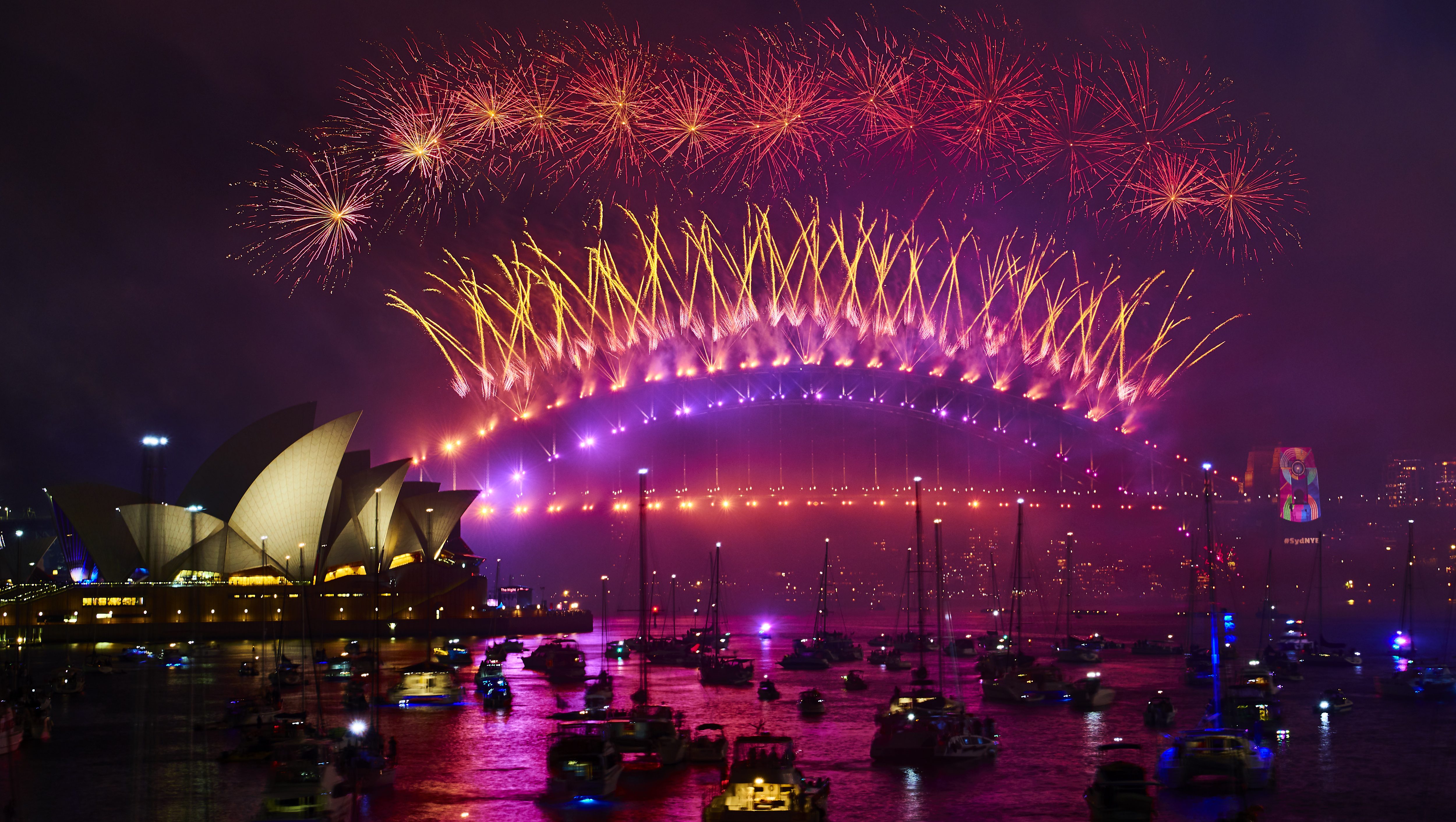 sydney new years eve 2020 fireworks hd