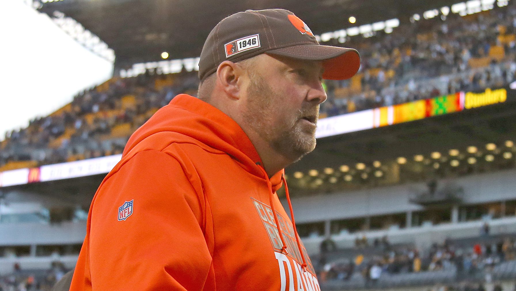Browns Freddie Kitchens Ridiculed By Steelers For T Shirt After Loss Heavy Com