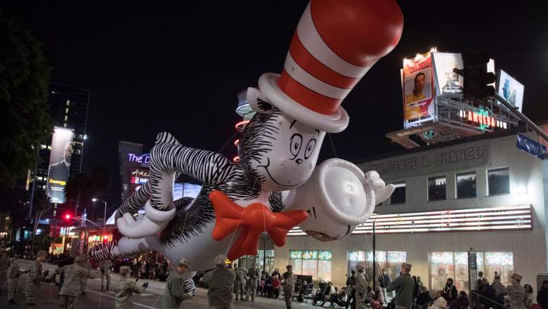 Cat in the Hat Hollywood Christmas Parade balloon