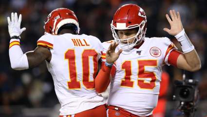 Chiefs’ Patrick Mahomes Confirms Green Drink Tyreek Hill Drank on Sidelines