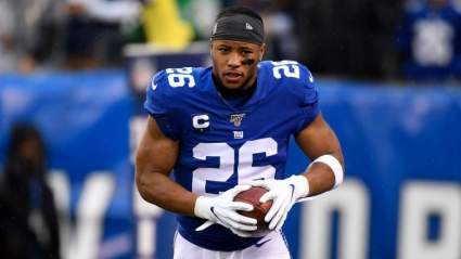 Giants RB Saquon Barkley ‘Living’ at His Ceiling Reveals Tiki Barber