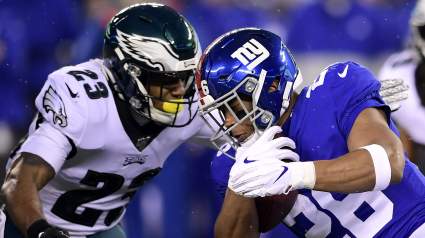 Eagles Top Playmaker Leaves with Ankle Injury, Pro-Bowl Guard Carted Off
