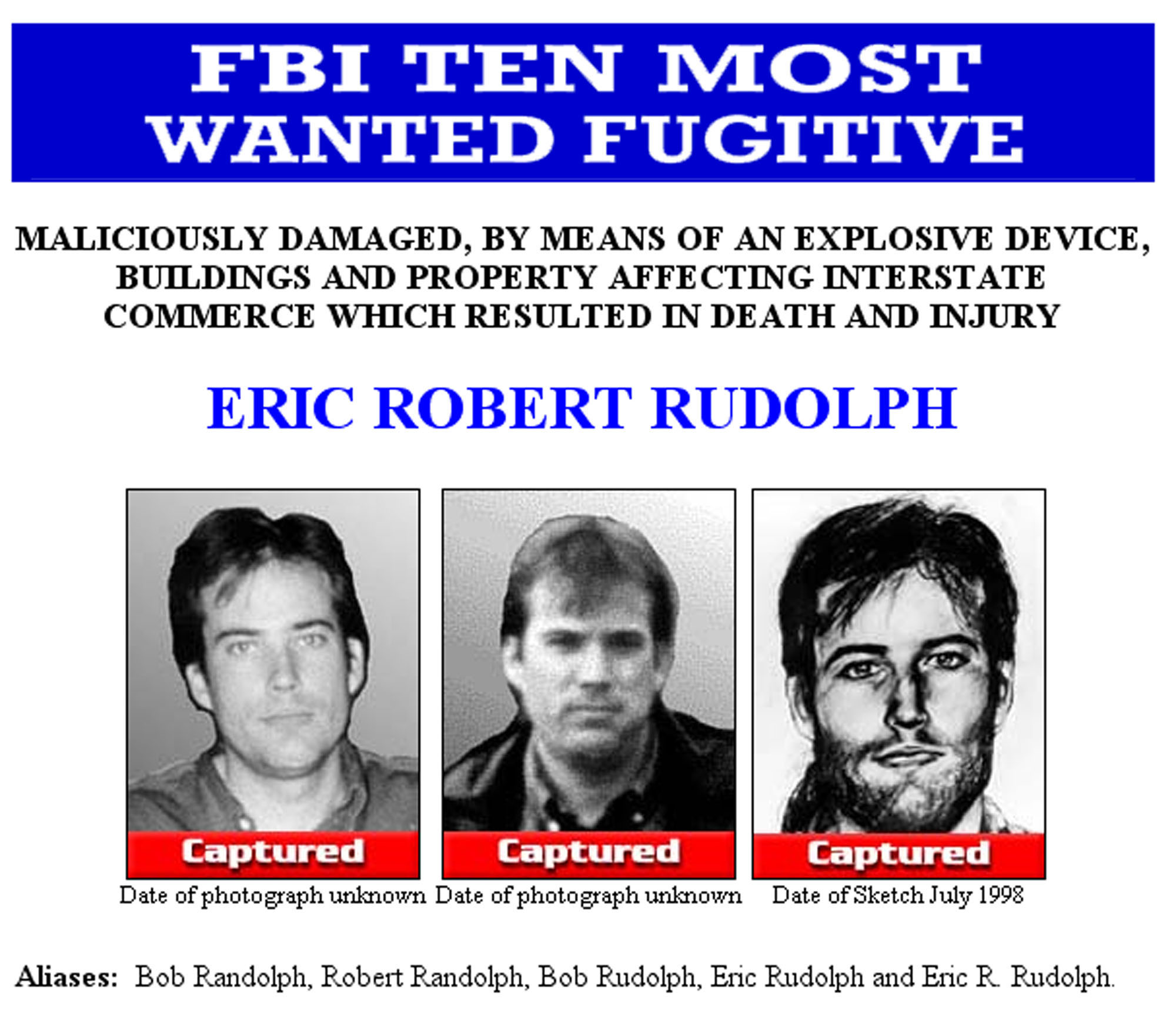 Eric Rudolph Now Where is Atlanta Olympics Bomber Today?