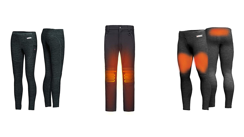 Womens Heated Baselayer Pants with Bluetooth