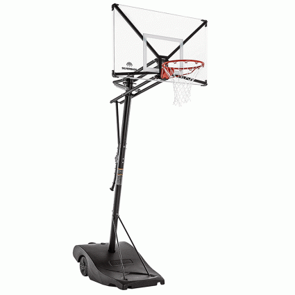 silverback portable basketball hoop