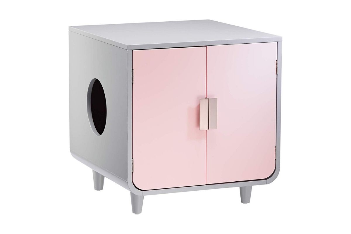 iraheta modern litter box enclosure