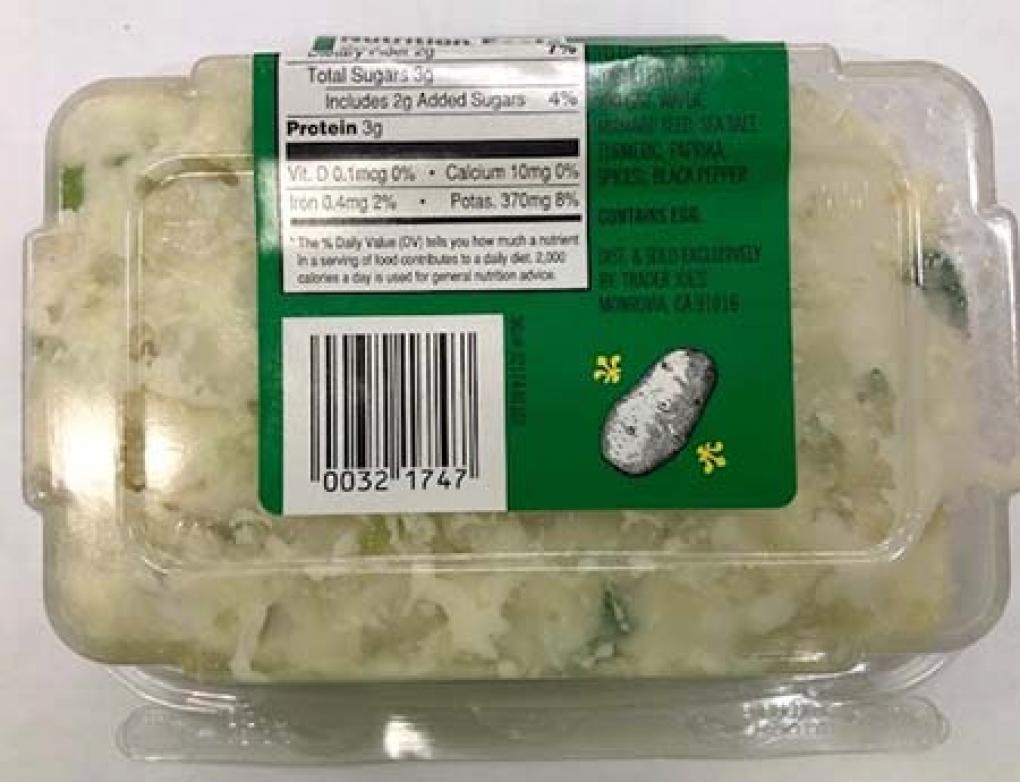 Trader Joe's Potato Salad recalled