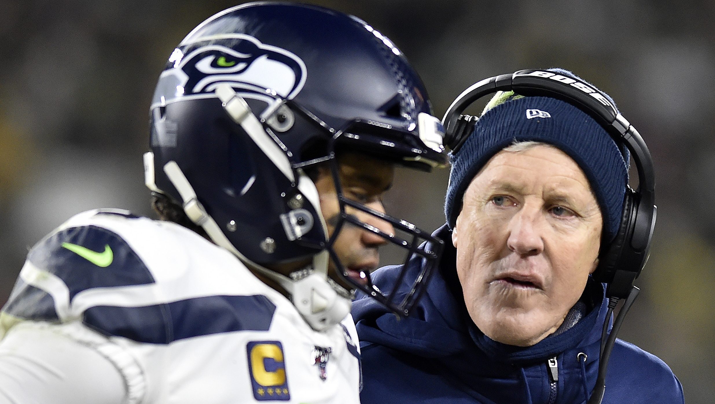 Pete Carroll: Curveballs giving Russell Wilson trouble with NY Yankees