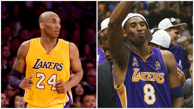 Kobe Bryant said No. 8 and No. 24 were two different people during
