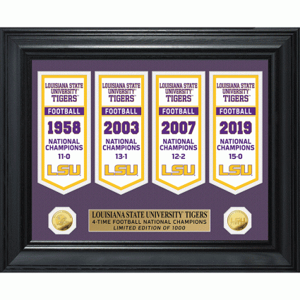 lsu national champions gold coin collection