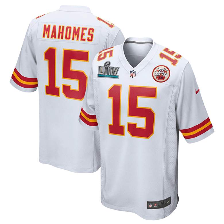 Women's Nike Patrick Mahomes Gray Kansas City Chiefs Super Bowl LVII Patch  Atmosphere Fashion Game Jersey