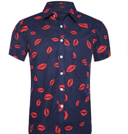 Men's Premium Short Sleeve Valentine's Day Shirt