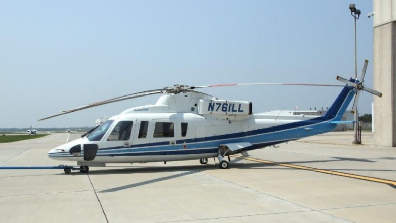sikorsky s76 helicopter n72ex kobe bryant island express