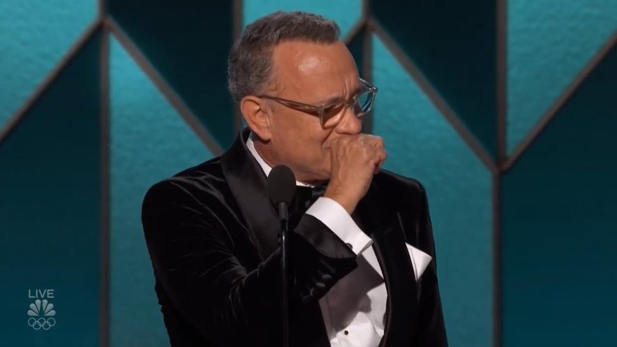 Tom Hanks Cries In Golden Globes Acceptance Speech | Heavy.com