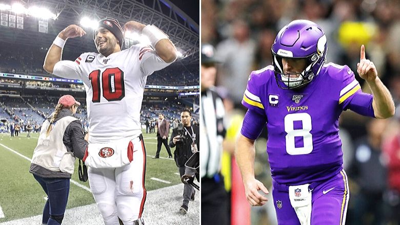 Jimmy Garoppolo & Kirk Cousins 49ers vs. Vikings Divisional Round Playoffs