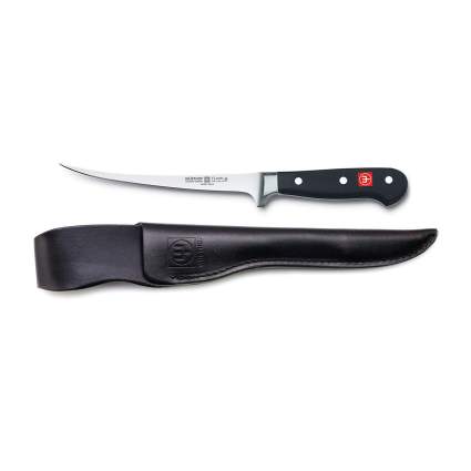 WÜSTHOF Classic 7 Inch Fillet Knife with Leather Sheath