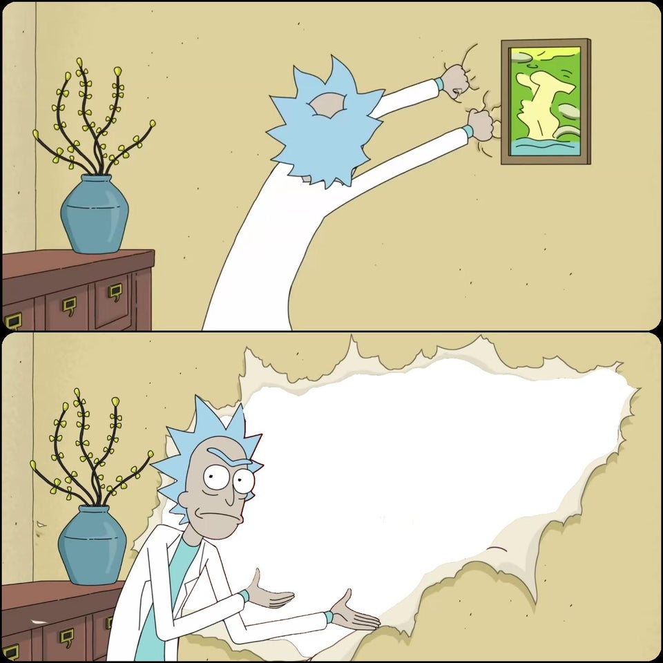 Rick And Morty Pringles Ad Inspires Wall Tearing Memes Heavy Com