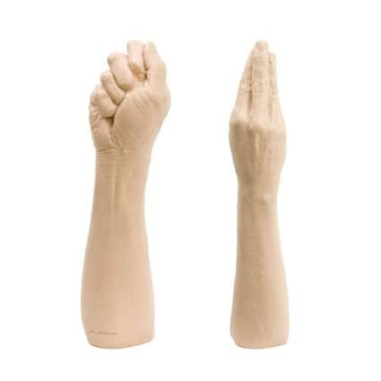 Replicas of human hands and arms