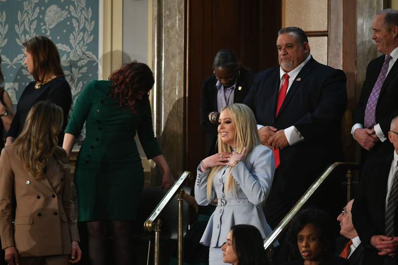 Tiffany Trump enters the State of the Union address